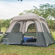 Barraca Camping para 6 Pessoas Verde/Bege RAV 6 GUEPARDO