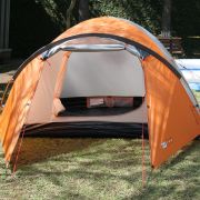 Barraca Camping para até 3 Pessoas Laranja/Cinza KATMANDU 2/3 AZTEQ