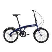 Bicicleta Dobrável Urbana Aro 20 com 1 Marcha e Quadro em Aço Carbono ECO DURBAN
