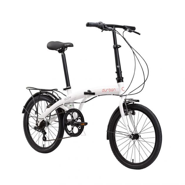 Bicicleta Dobrável Urbana Aro 20 com 6 Marchas e Quadro em Aço Carbono ECO+ DURBAN