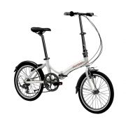 Bicicleta Dobrável Urbana Aro 20 com 6 Marchas e Quadro em Aço Carbono RIO DURBAN