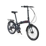 Bicicleta Dobrável Urbana Aro 20 com 6 Marchas e Quadro em Alumínio SAMPA PRO DURBAN