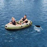 Bote Inflável com Remos Verde Militar VOYAGER 300 BESTWAY