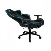 Cadeira Gamer Profissional Ajustável Preta/Ciano BC3 THUNDERX3