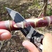Canivete Tático Camuflado em Aço Inox com Lâmina Tipo Turca AURA Nautika
