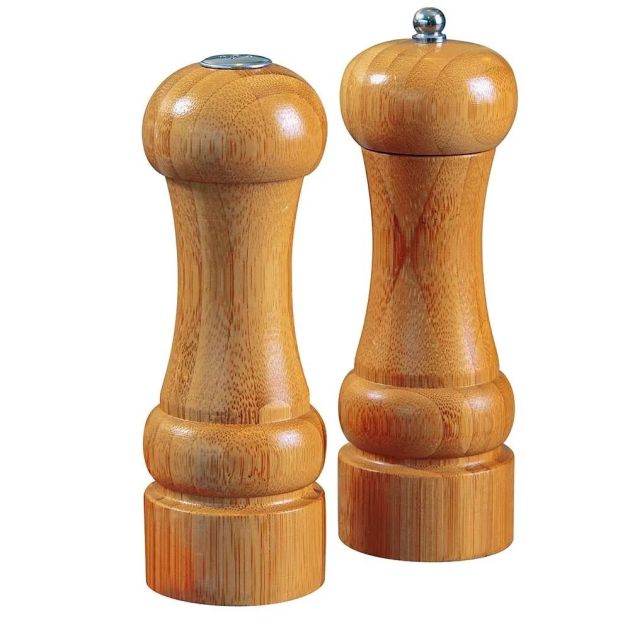 Conjunto Moedor Pimenta e Saleiro Gourmet BAMBOO MOR