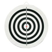 Jogo de Dardo Dart Board em Madeira/Inox Preto/Branco NTK Nautika