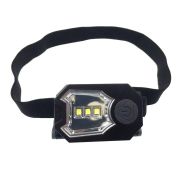 Lanterna de Cabeça 50 Lúmens com 3 LEDs SMD Preta TIDA NTK Nautika