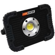 Lanterna Holofote Luz de Busca 10W Preta FOCUS NTK Nautika