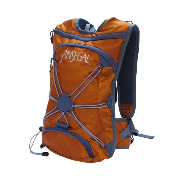 Mochila de Hidratação em Nylon com Reservatório 2 Litros Laranja SANSEGAL GUEPARDO