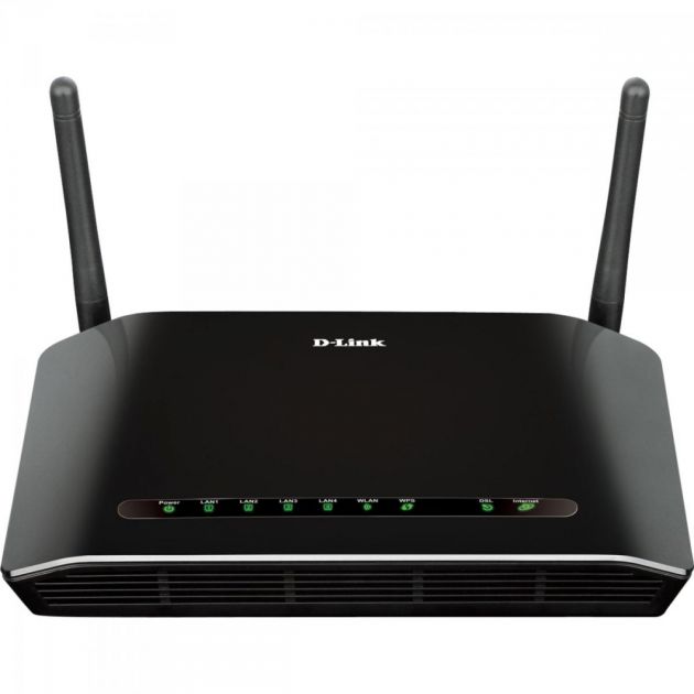 Modem Roteador Wireless 300Mbps Preto DSL-2740E D-LINK