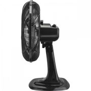 Ventilador de Mesa 40cm com 6 Pás 127V Preto/Cinza TURBO 6 VENTISOL