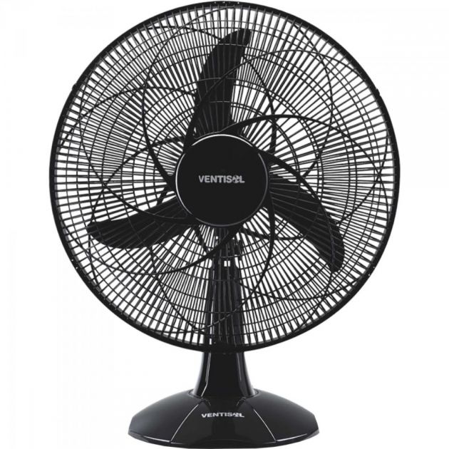 Ventilador de Mesa 50cm 127V com 3 Velocidades Preto NOTOS VENTISOL